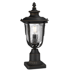 Elstead Luverne 1 Light Pedestal - Oil Rubbed Bronze - Cusack Lighting