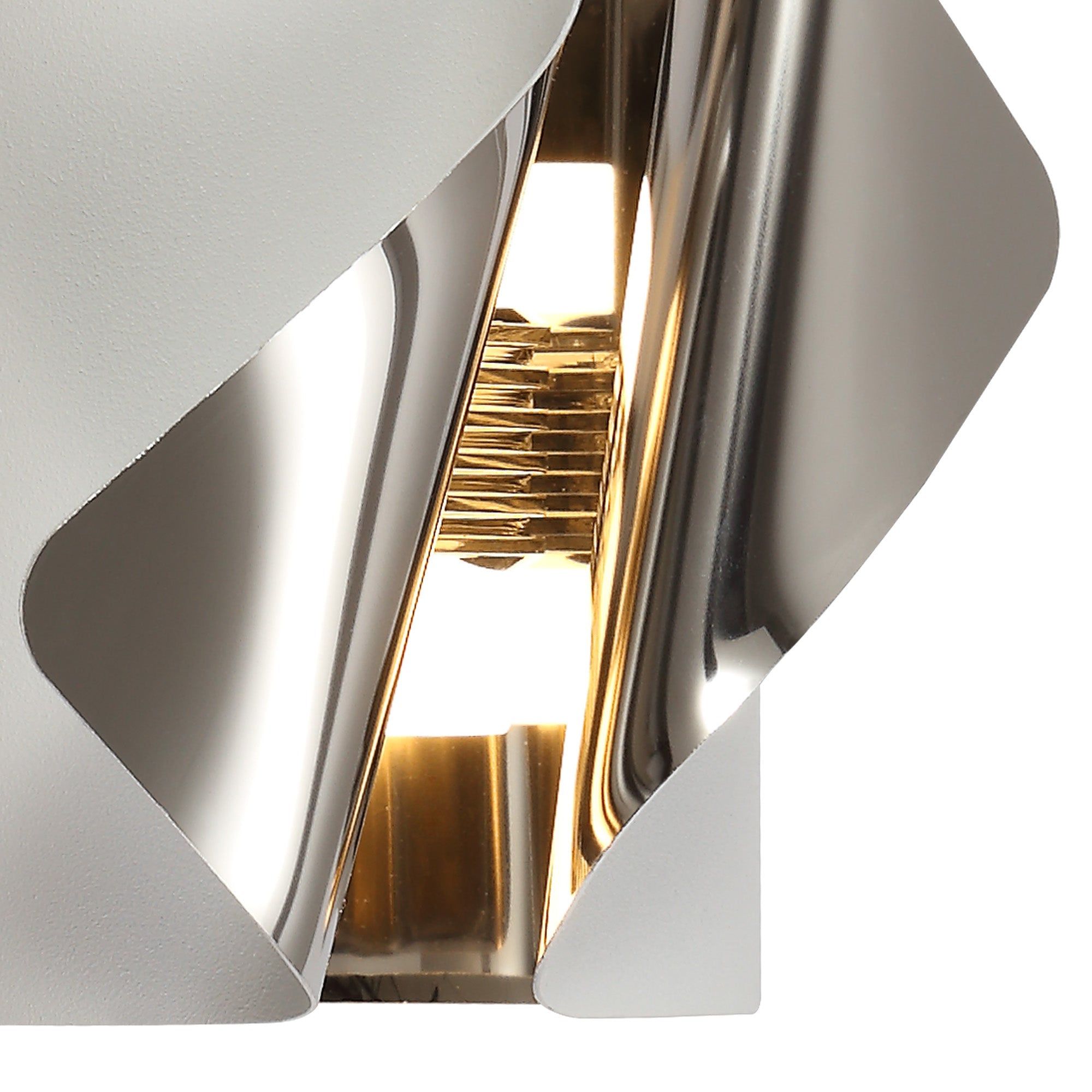 Enticing Wall Lamp, 1 x 7W LED, 3000K, 490lm, Sand Anthracite/Polished Chrome, 3yrs Warranty