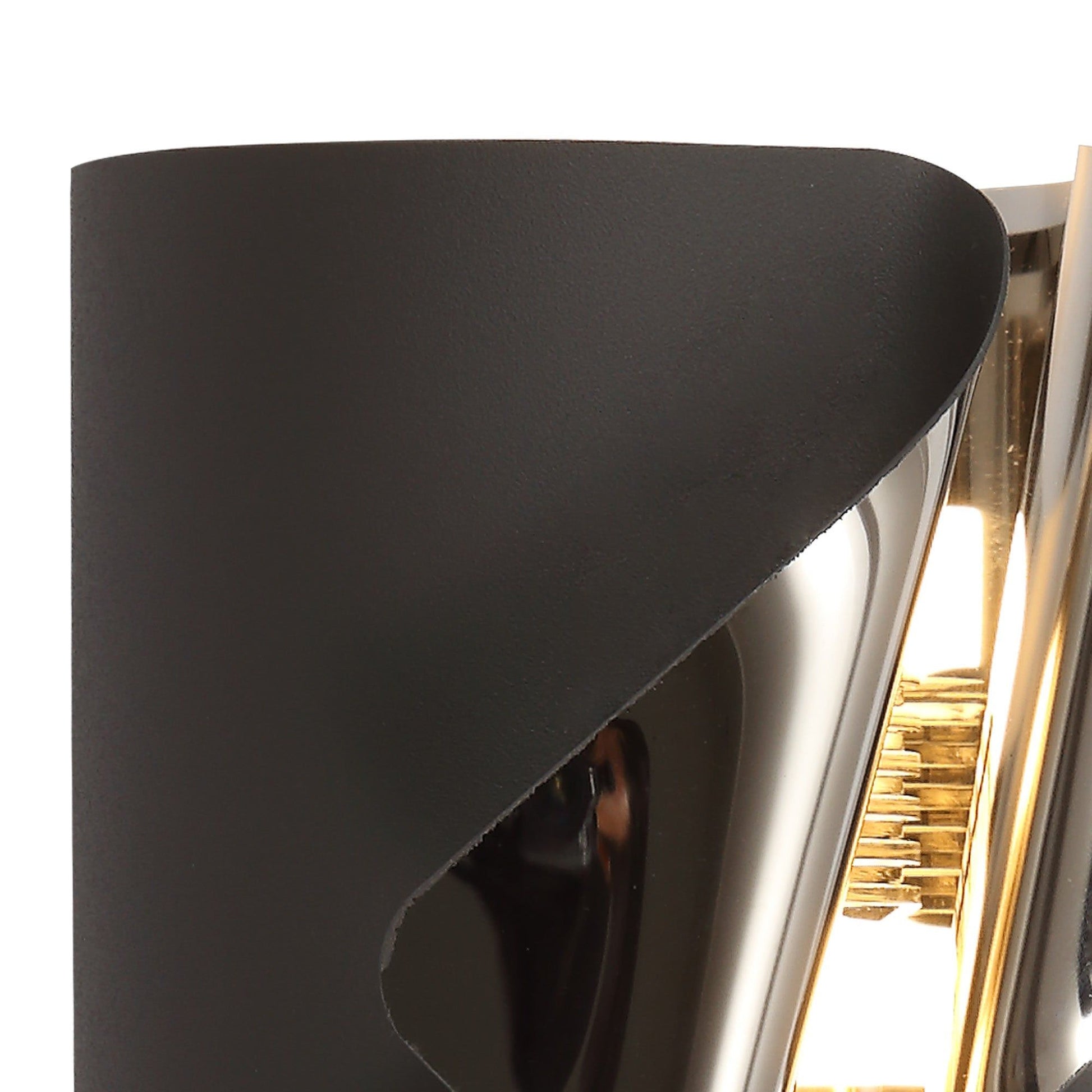 Enticing Wall Lamp, 1 x 7W LED, 3000K, 490lm, Sand Anthracite/Polished Chrome, 3yrs Warranty