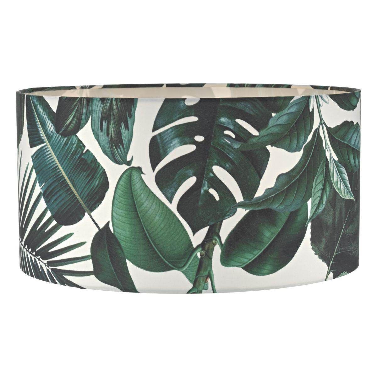 Filip Easy Fit Pendant Green Leaf Print - Cusack Lighting