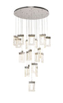 Fior Pendant 5m, 21 x 4.5W LED, 3000K, 3360lm, Polished Chrome, 3yrs Warranty Item Weight: 25.8kg