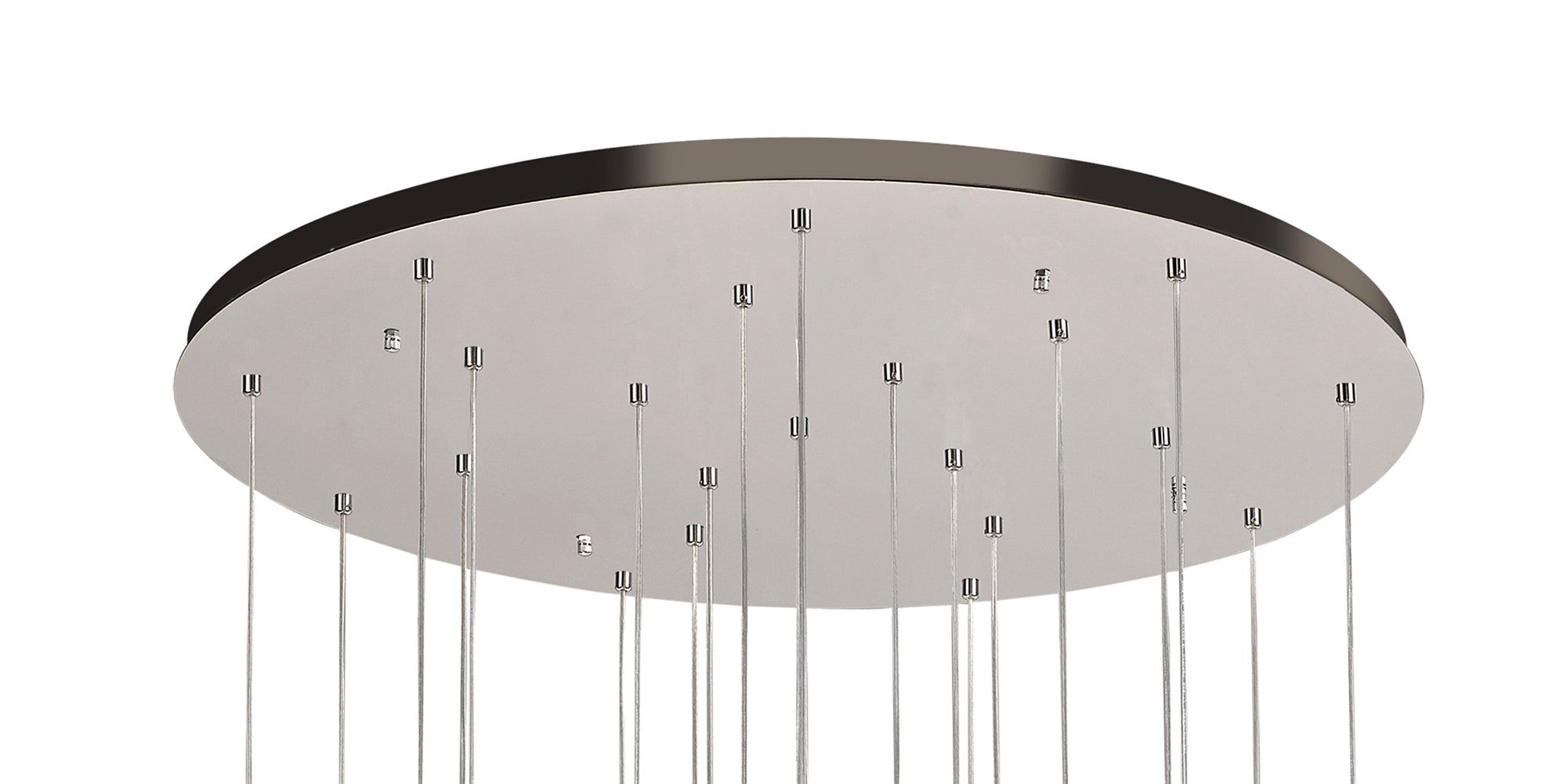 Fior Pendant 5m, 21 x 4.5W LED, 3000K, 3360lm, Polished Chrome, 3yrs Warranty Item Weight: 25.8kg