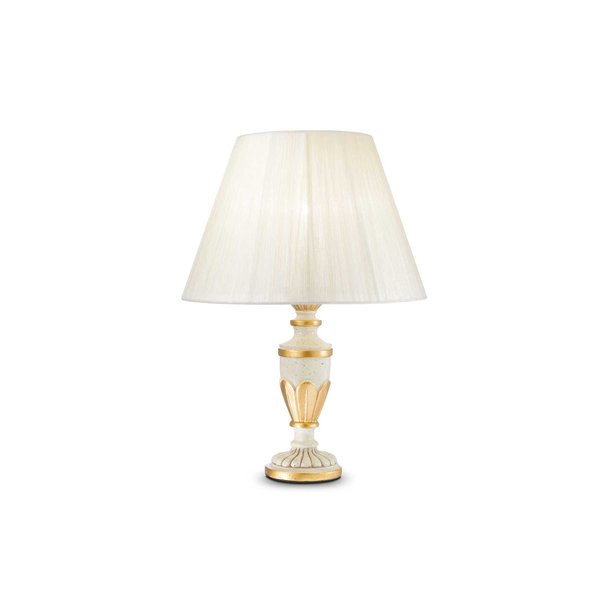 Firenze Table Lamp - White/Gold Finish - Cusack Lighting