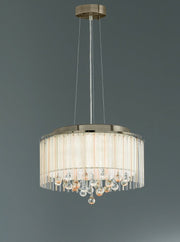 Angelique 6/8Lt Centre Ceiling Light - Bronze Finish
