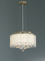 Angelique 6/8Lt Centre Ceiling Light - Bronze Finish