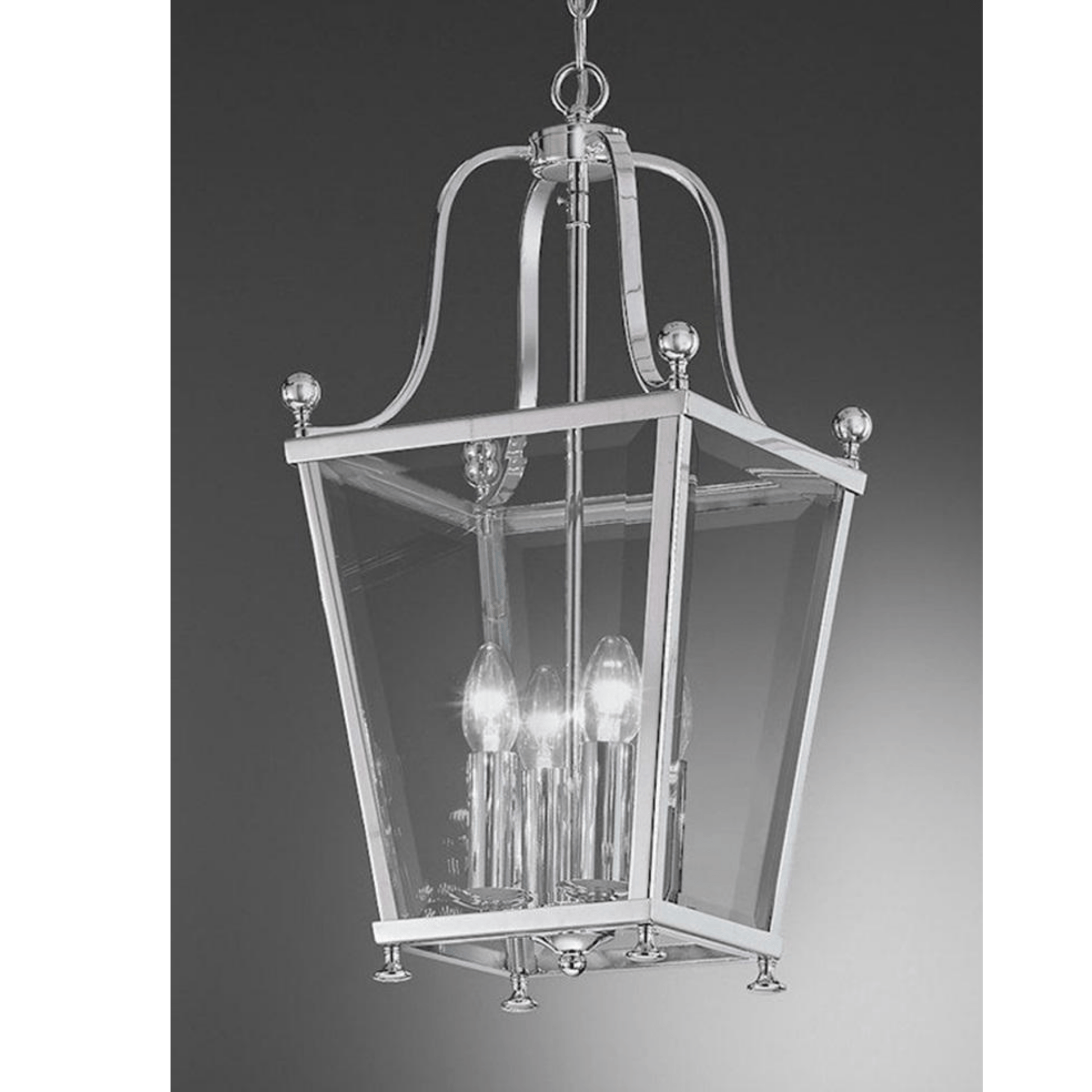 Atticus 4/8/12Lt Lantern Silver/Black & Bronze Finish
