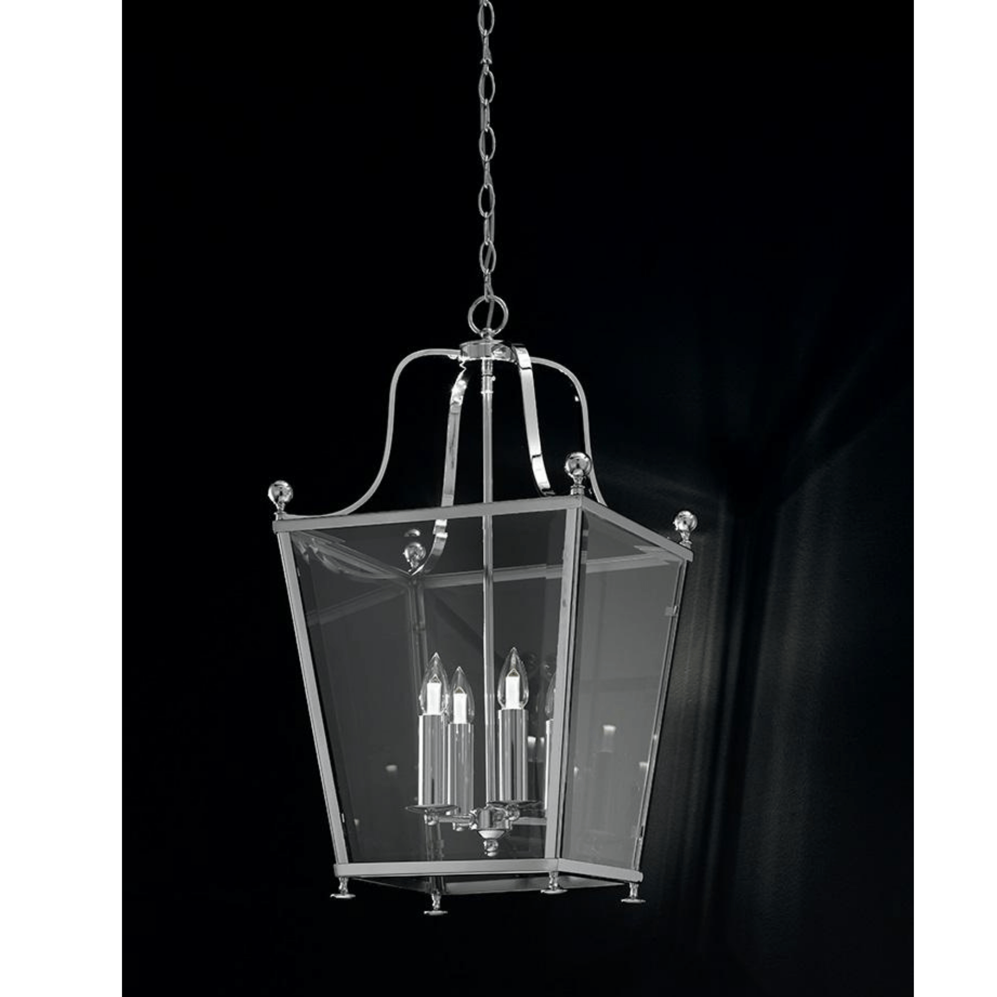 Atticus 4/8/12Lt Lantern Silver/Black & Bronze Finish