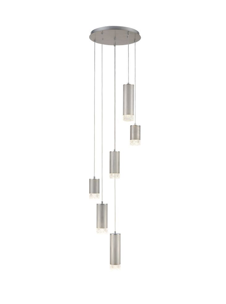 Colt 6/9/18Lt Cluster Ceiling Light - Brushed Satin Gold/Satin Nickel Finish IP20
