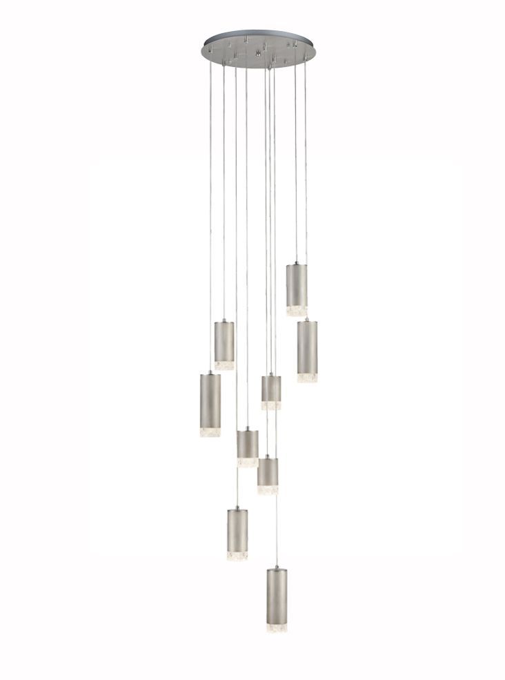 Colt 6/9/18Lt Cluster Ceiling Light - Brushed Satin Gold/Satin Nickel Finish IP20