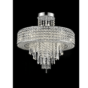 Crown 12 Light Flush Chandelier