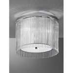 Clio 3/4Lt Flush Ceiling Light