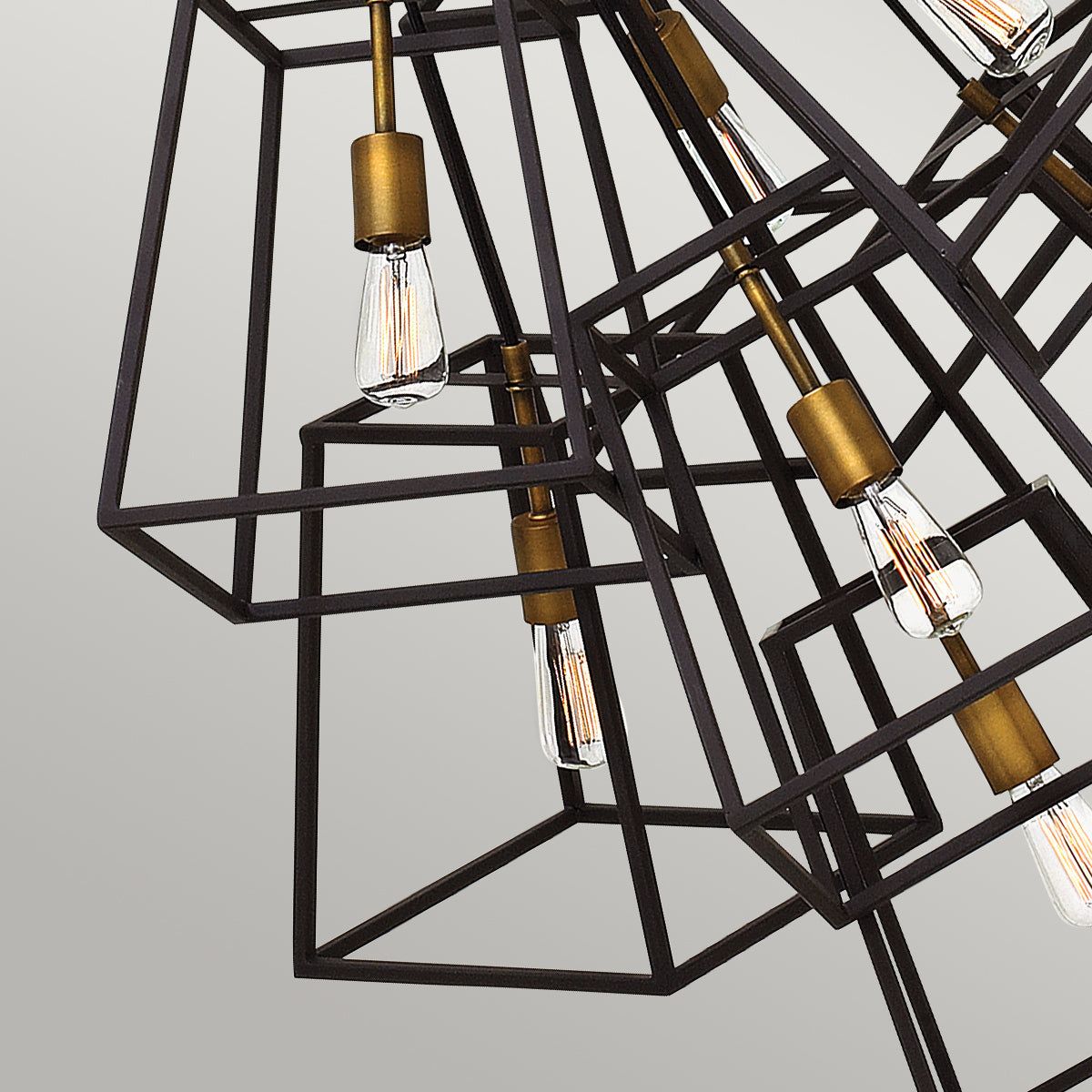 Fulton 7L Cluster Ceiling Light - Bronze Finish