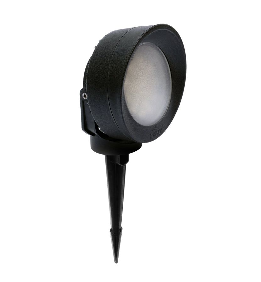 FUMAGALLI Tommy EL Spike Black Frosted LED GX53 10W 4000K Spotlight Garden Lights - Cusack Lighting