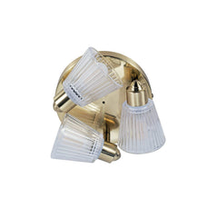 Magnalux | Gatsby 3 Light Bathroom Ceiling Light  - Satin Brass,IP44