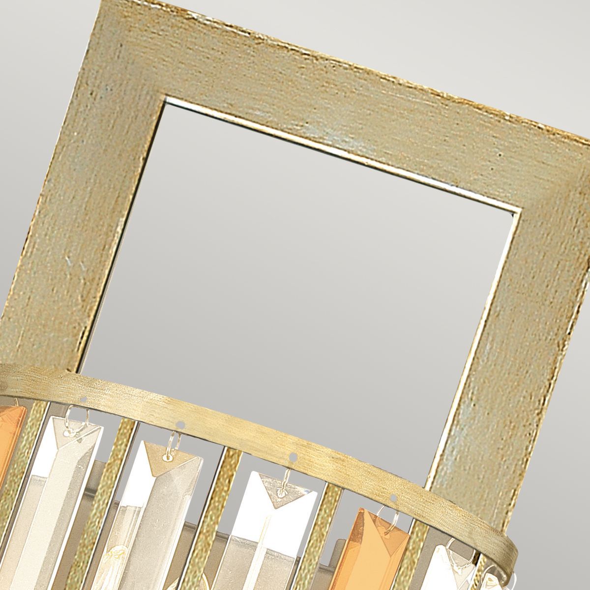 Gemma 2 Light Wall Light – Silver Leaf - Cusack Lighting