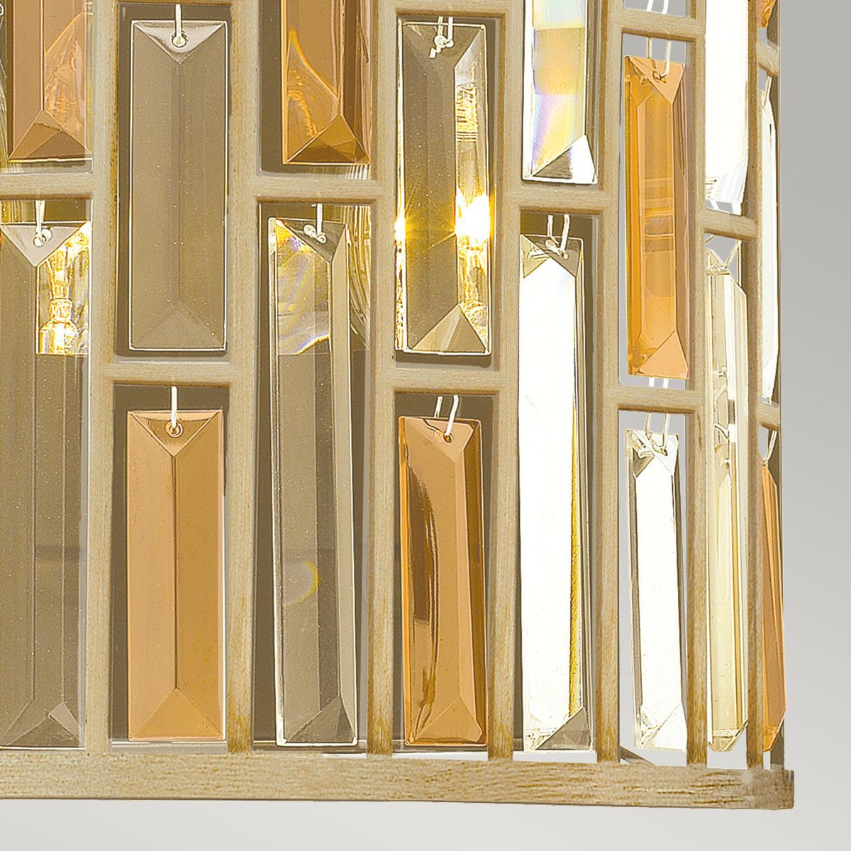 Gemma 2 Light Wall Light – Silver Leaf - Cusack Lighting