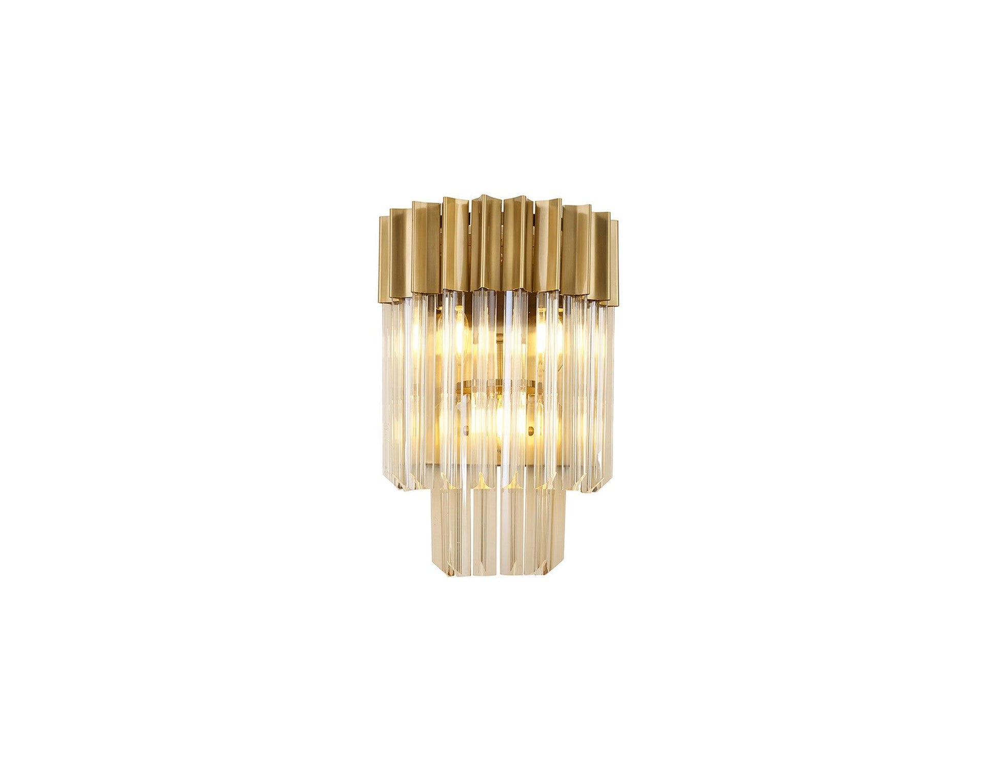 Georgia 3lt Wall Light - Matt Black/Brass/Polished Nickel - Cusack Lighting
