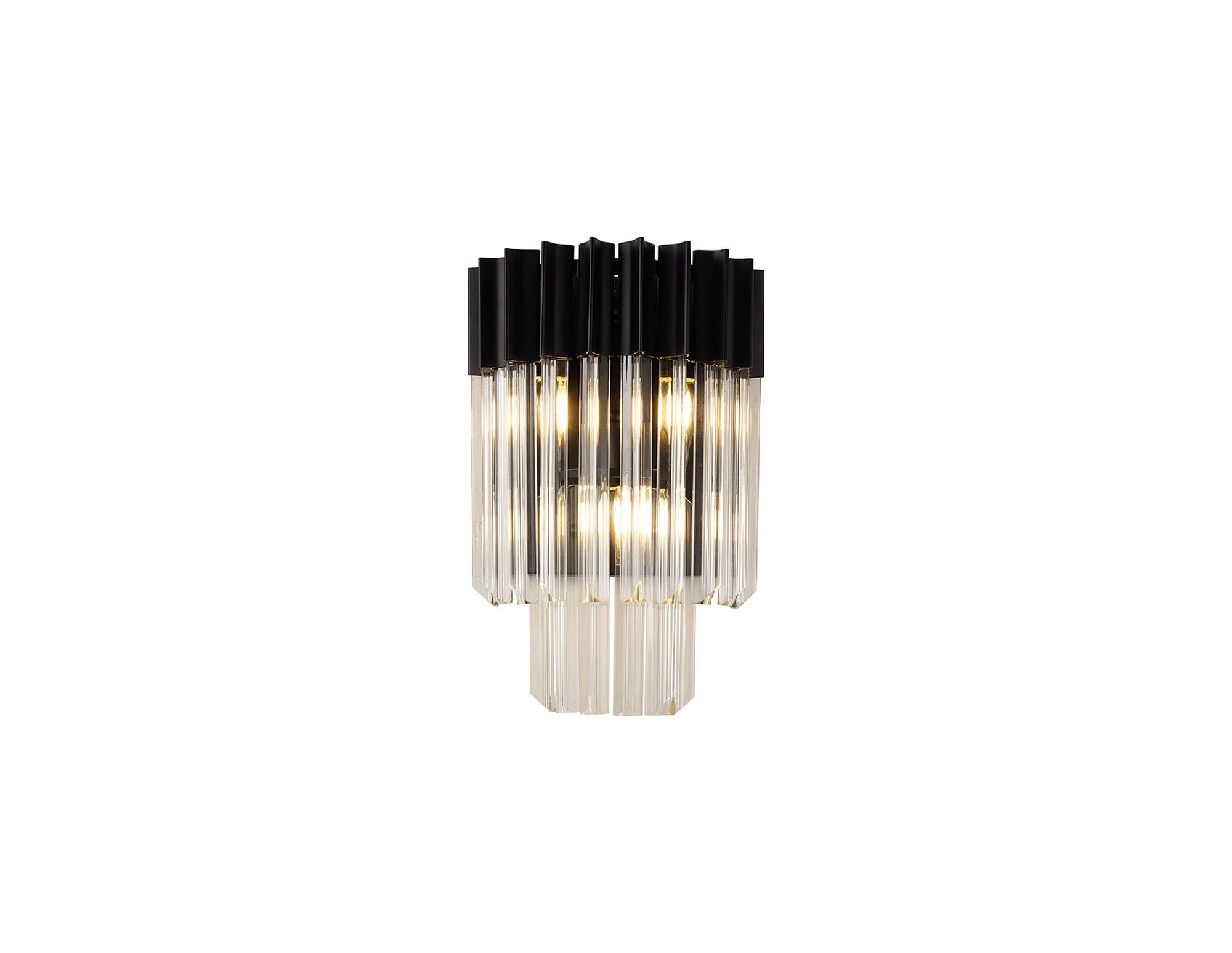 Georgia 3lt Wall Light - Matt Black/Brass/Polished Nickel - Cusack Lighting