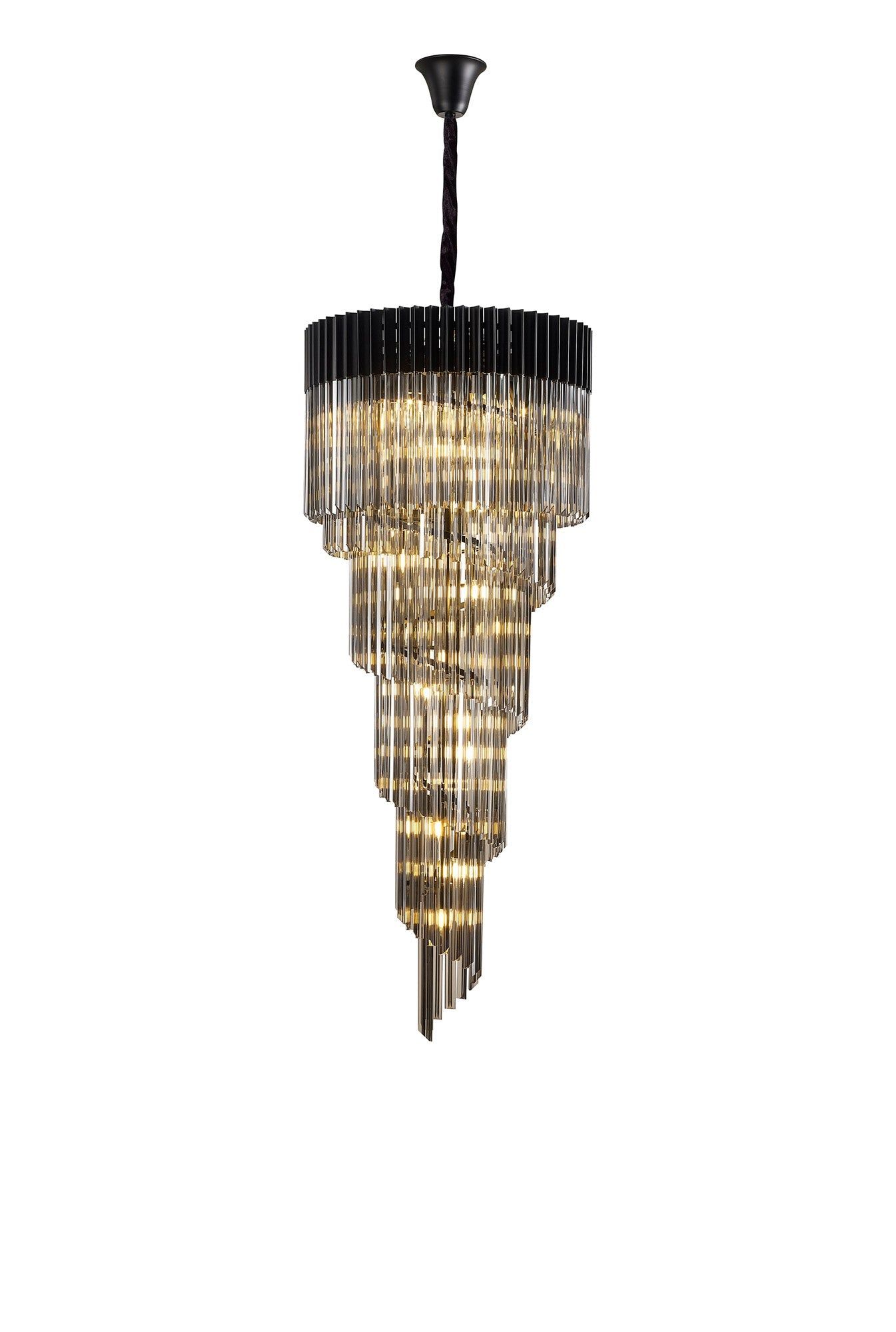 Georgia, Round, 5 Tier, 23lt Pendant Chandelier