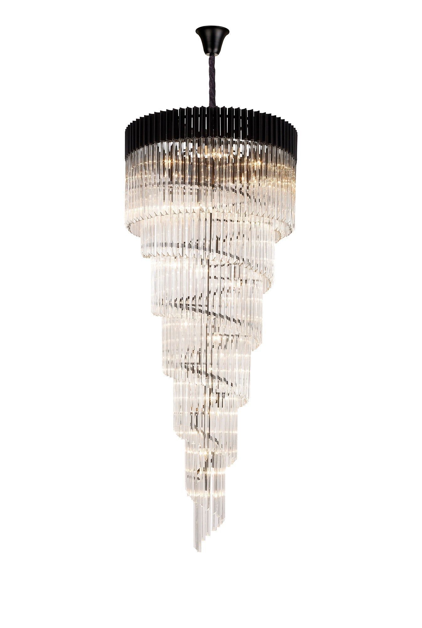 Georgia, Round, 7 Tier, 31 Lt Pendant Chandelier