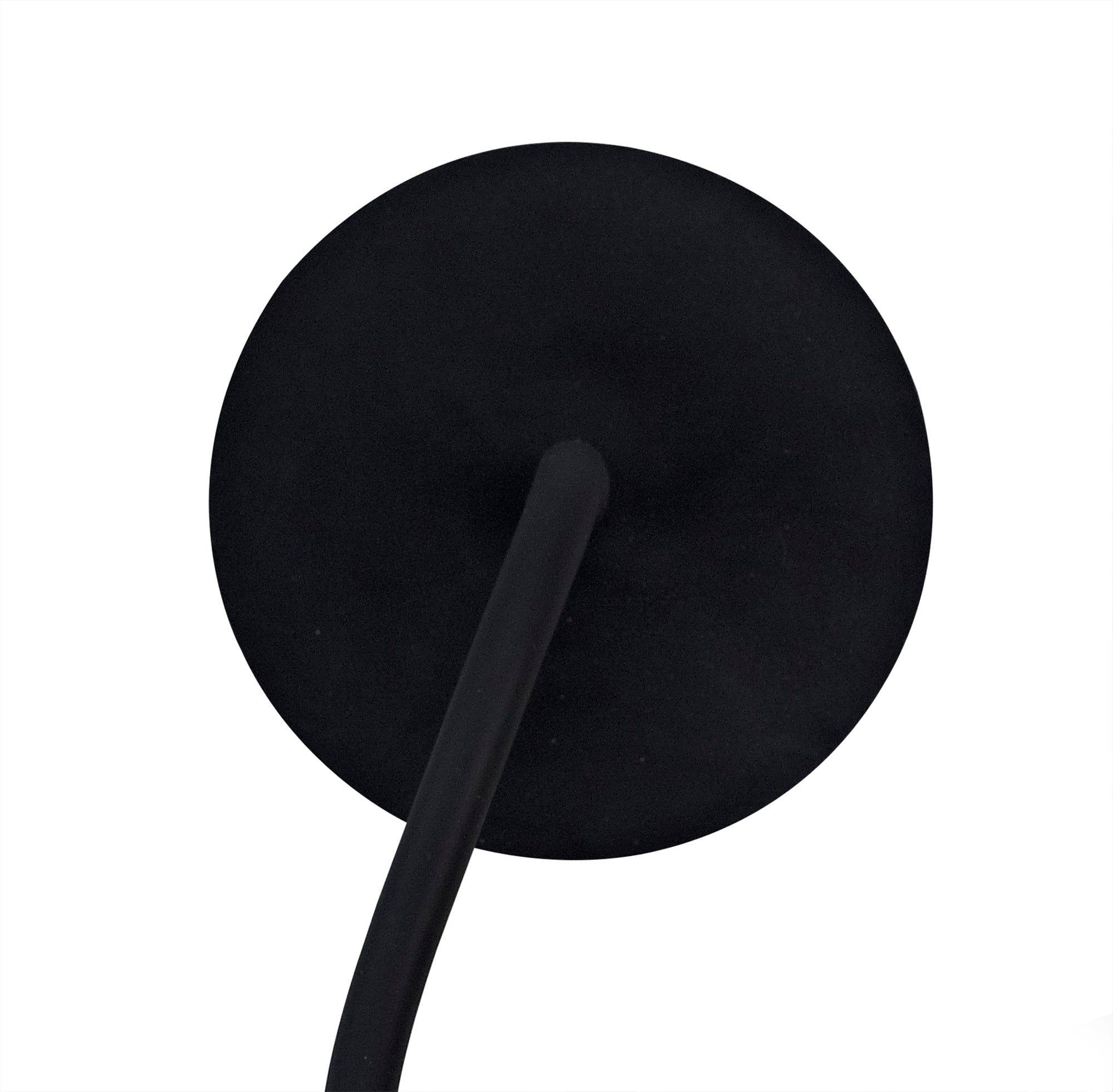 Gied Flexible Switched Wall Lamp, 1 Light E27 Satin Black/Satin White/Satin Nickel