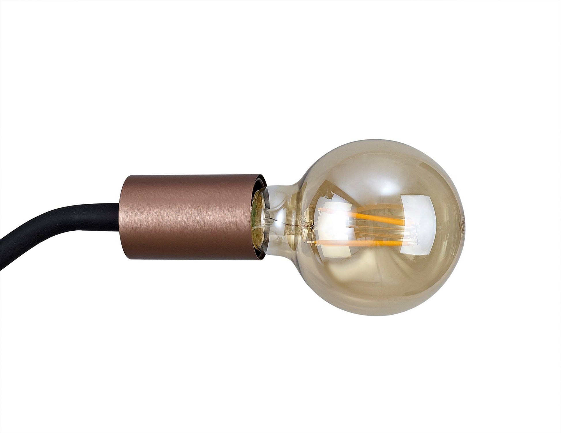 Gied Flexible Switched Wall Lamp, 1 Light E27 Satin Black/Satin White/Satin Nickel