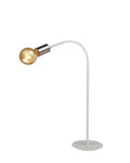 Gied Flexible Table Lamp, 1 Light E27 Satin Black/White/Satin Nickel