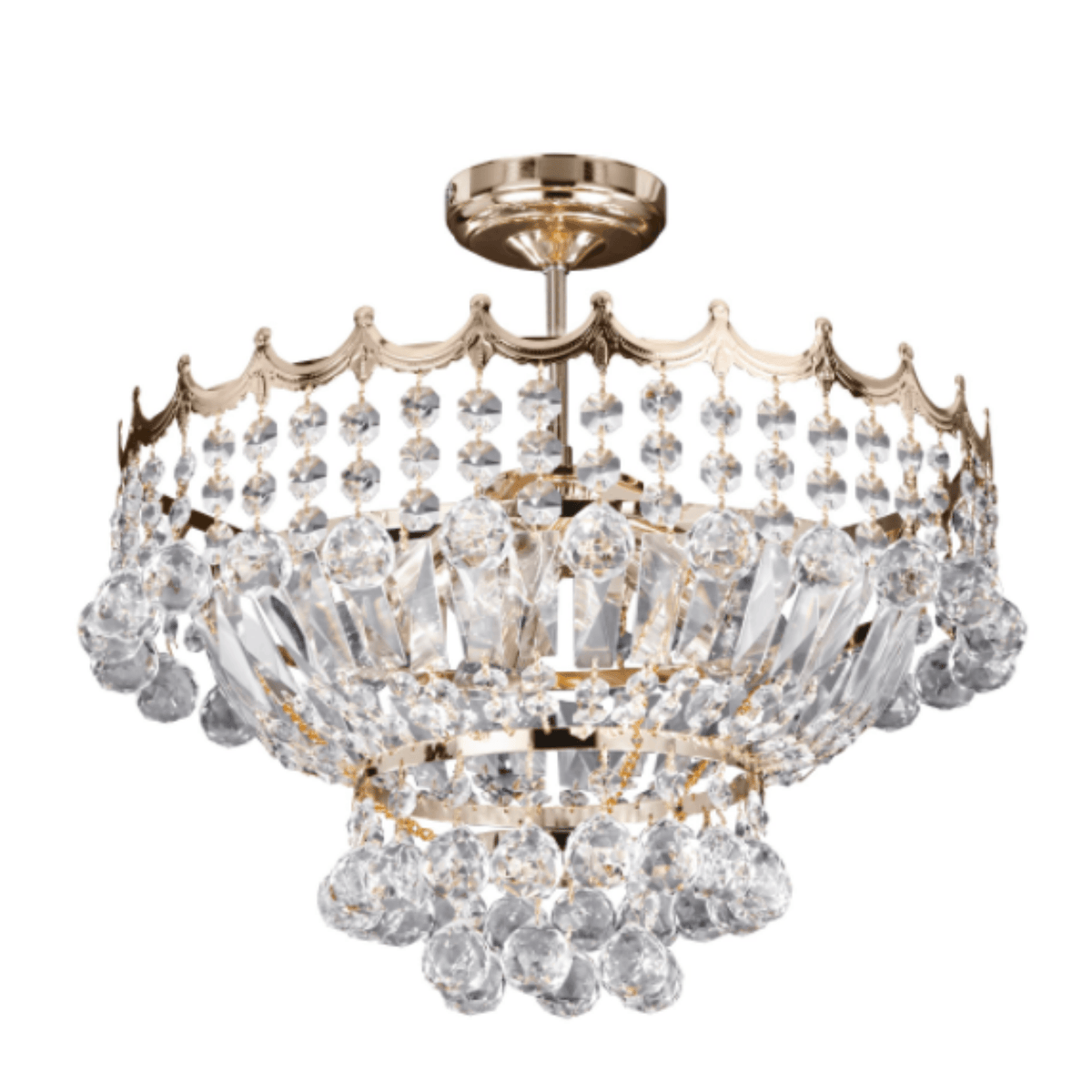 9113-39GO Flush Ceiling Light VERSAILLES - Cusack Lighting