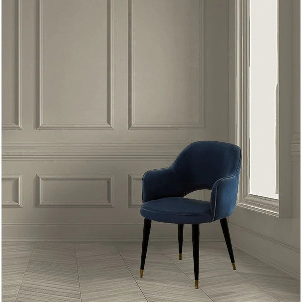 Hadley Dining Chair - Navy Finish