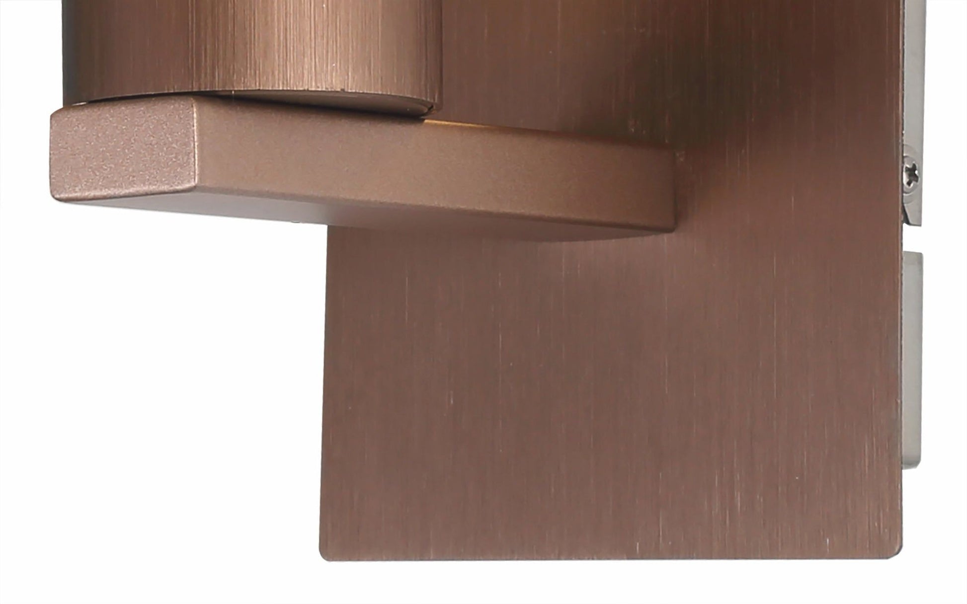 Hailey Single Switched Wall Lamp, 1 Light, E27, Black/Smoke Fade Glass, Mocha/Amber Glass