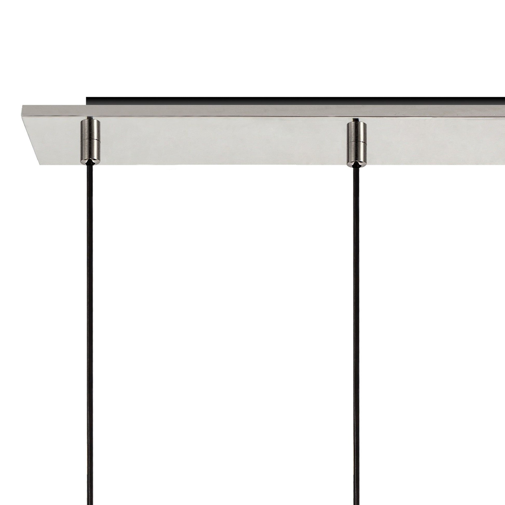 Hailey Slim Linear Pendant, 4/5/7 Light Adjustable E27, Black/Smoke Fade Glass