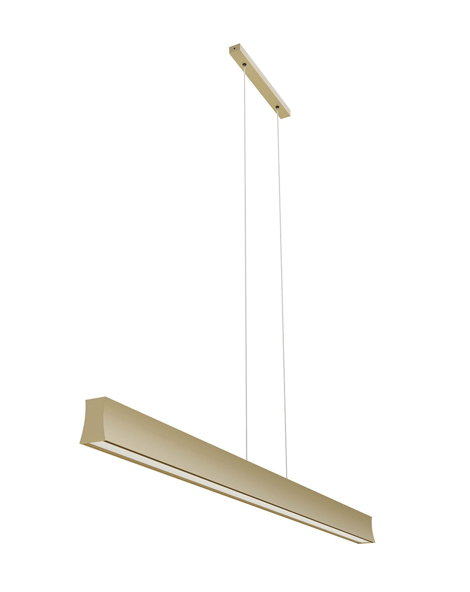 Hanok Linear Pendant 45°/  110° 38W LED - White/Black Finish, IP20