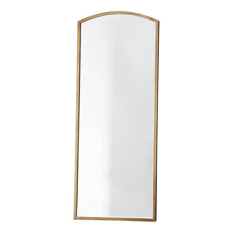 Higgins Arch Mirror Antique Gold W600 x D20 x H1500mm