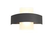 Hilten Up & Downward Lighting Wall Lamp, 2 x 5W LED, 3000K, 850lm, IP54, Anthracite, 3yrs Warranty