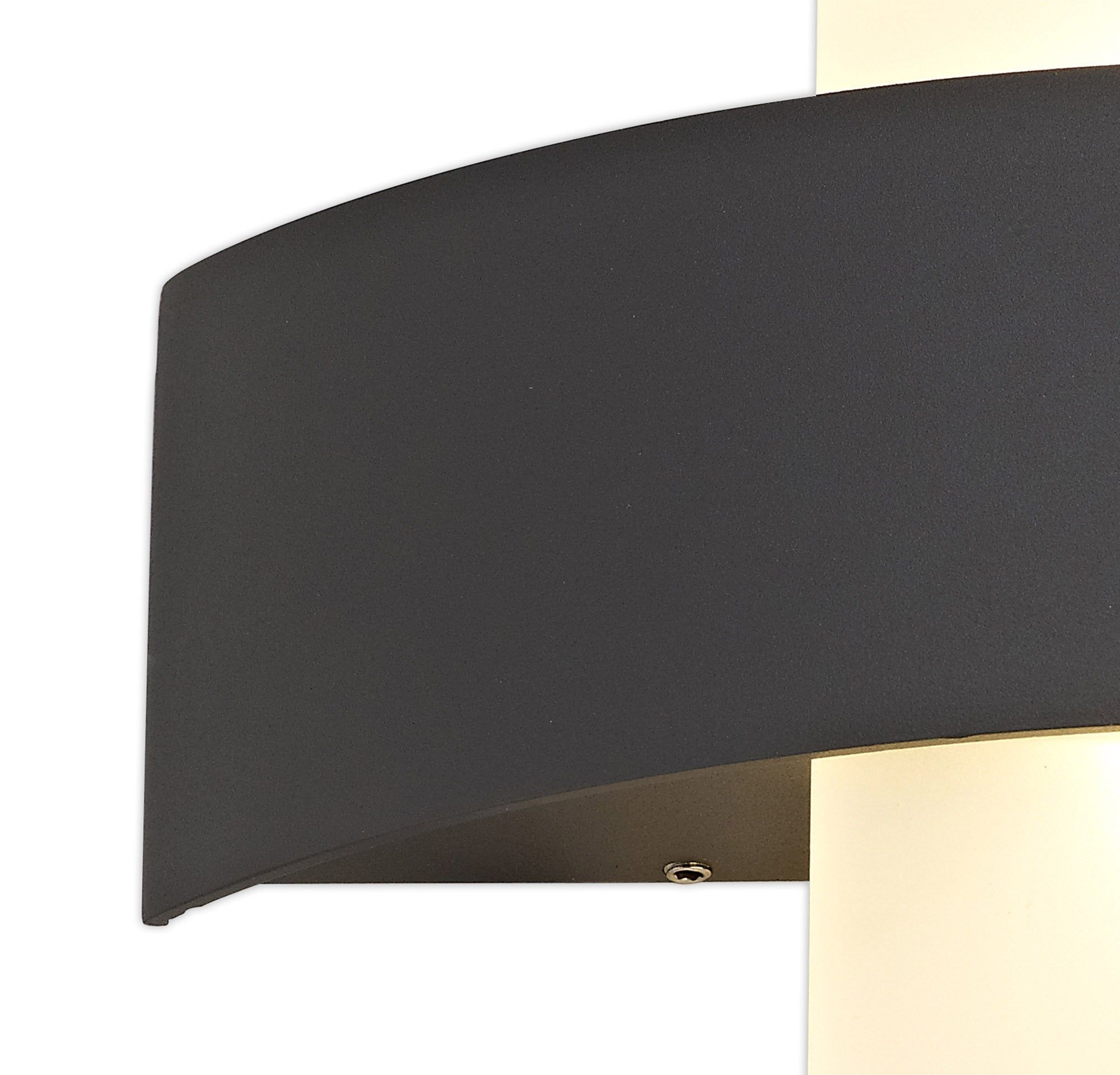 Hilten Up & Downward Lighting Wall Lamp, 2 x 5W LED, 3000K, 850lm, IP54, Anthracite, 3yrs Warranty