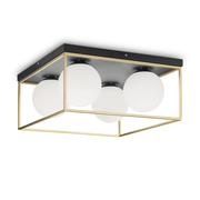 IDEAL LUX LINGOTTO PL4 FLUSH CEILING LIGHT - Cusack Lighting