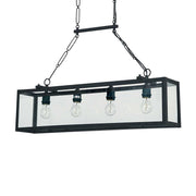 Igor 4Lt Kitchen Table/Island Light - Black Finish, IP20