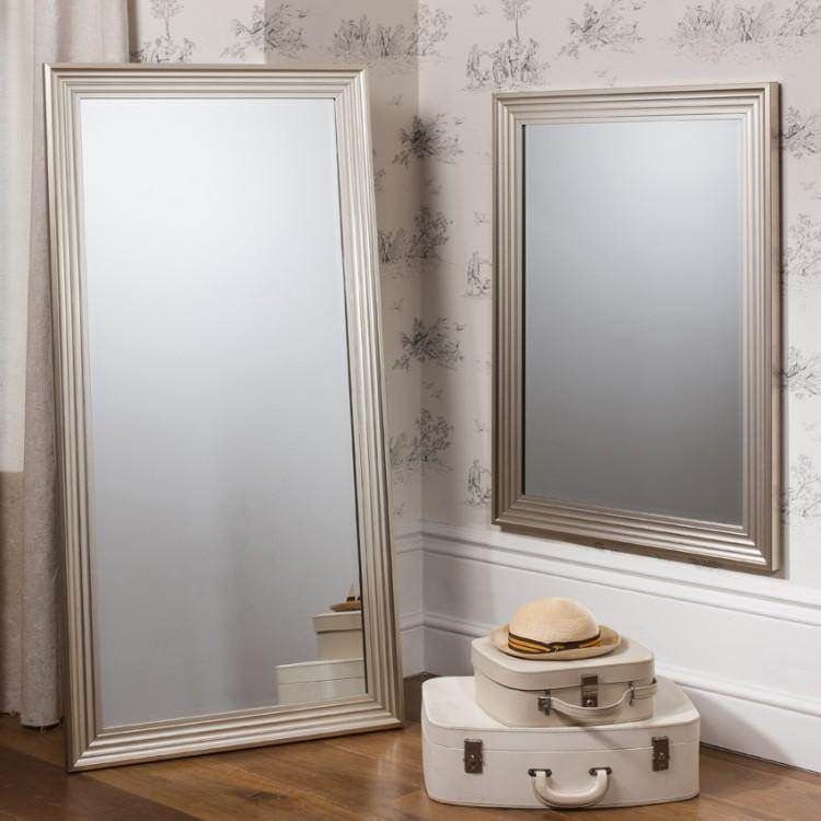 Jackson Silver Mirror W760 x H1070mm - Cusack Lighting