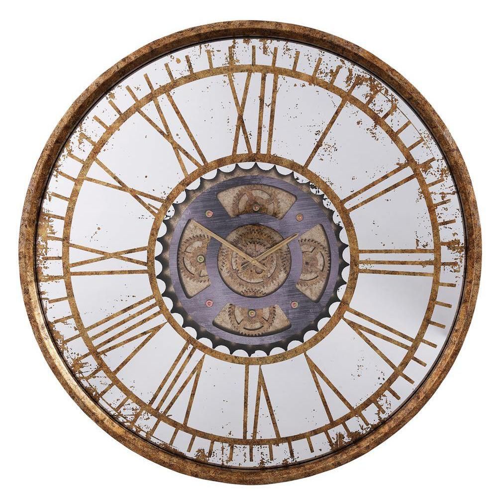 Jayden Clock - Antique Brass Finish