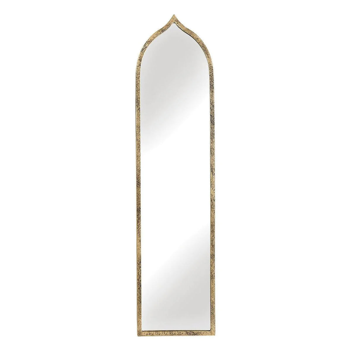 Kaitlyn Ogee Shaped Mirror - Antique Gold Finish