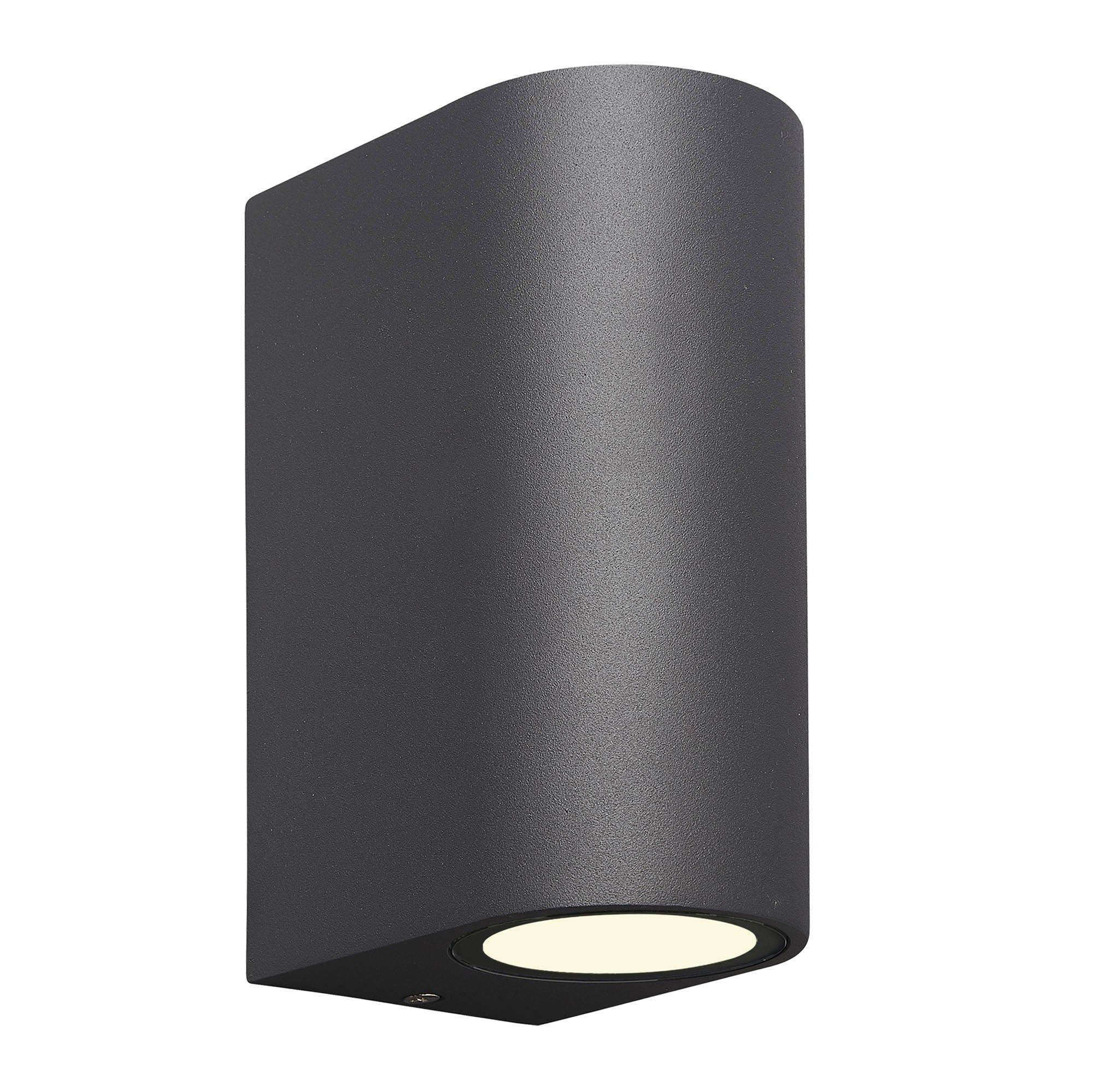 Kandanchu Round Wall Lamp, 2 x GU10, IP54, Anthracite, Sand White, Sand Black,