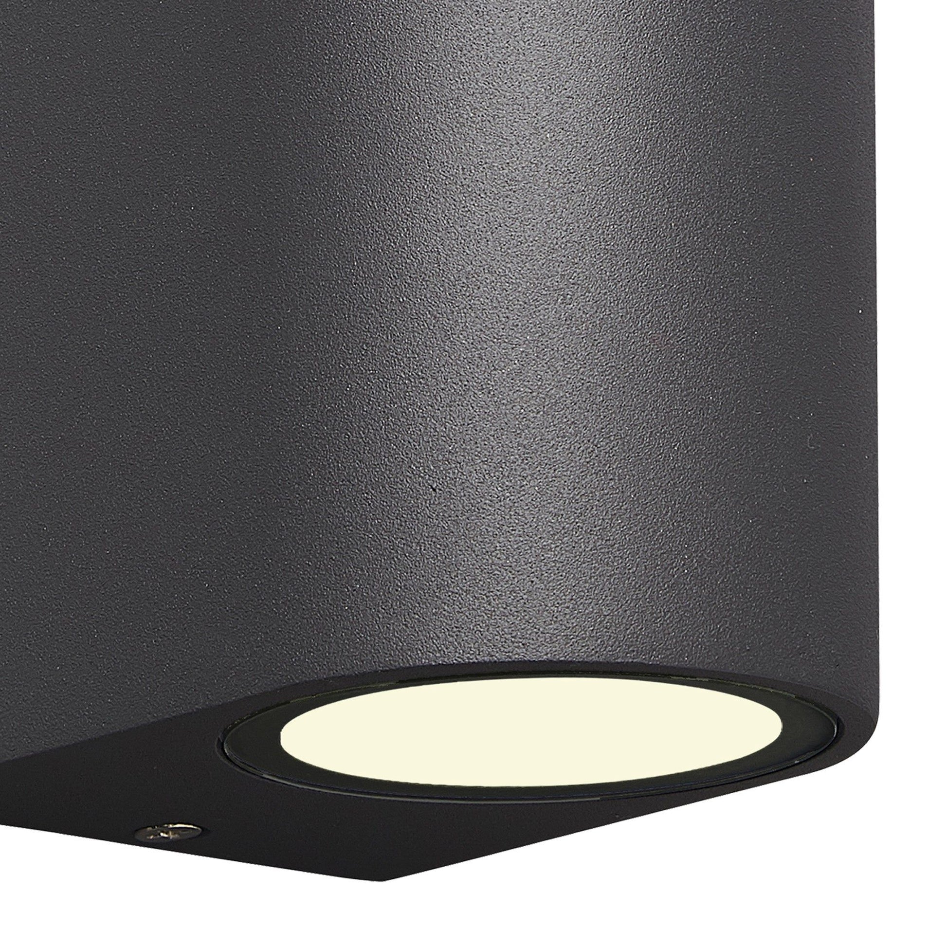 Kandanchu Round Wall Lamp, 2 x GU10, IP54, Anthracite, Sand White, Sand Black,