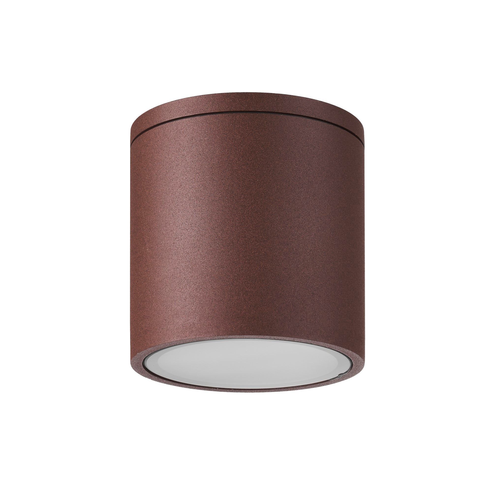 Kandanchu Tall Round Ceiling Spotlight, Small/Medium 1 x GU10, IP54, Rust Brown, Sand Black, Anthracite, Sand White