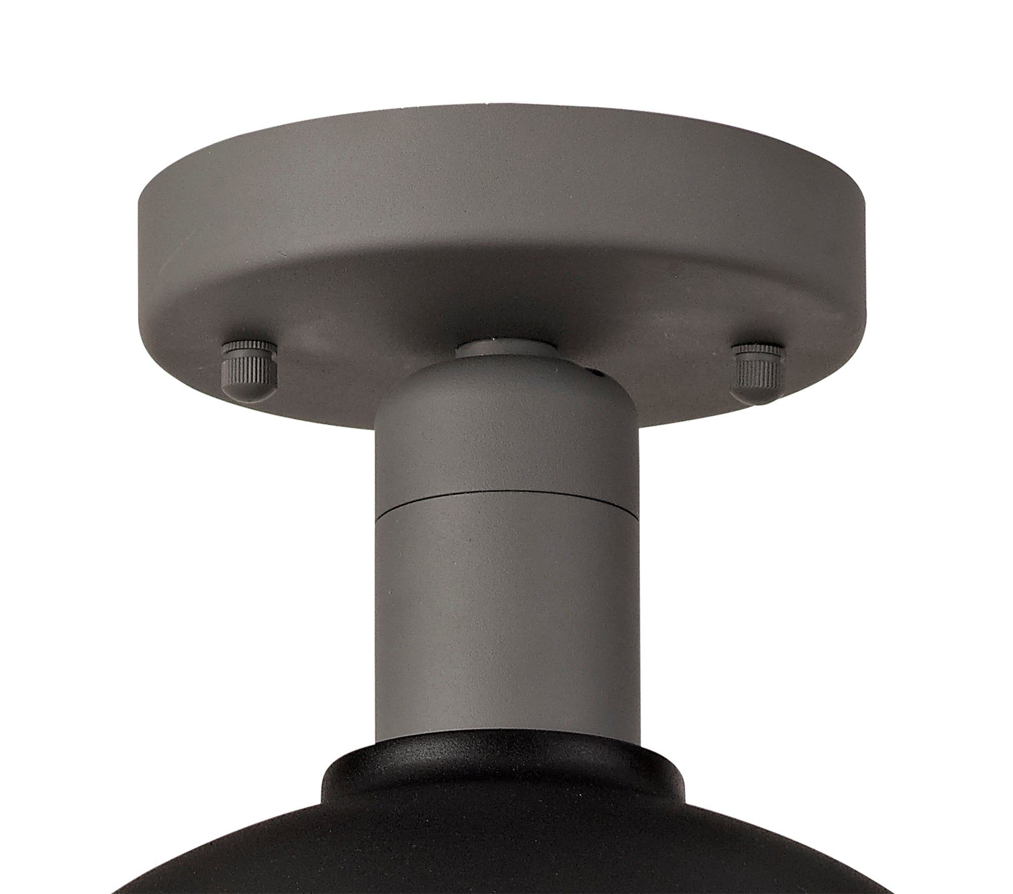 Kiacrenan Ceiling, 1 Light E27, IP65, Matt Black/Grey, 2yrs Warranty
