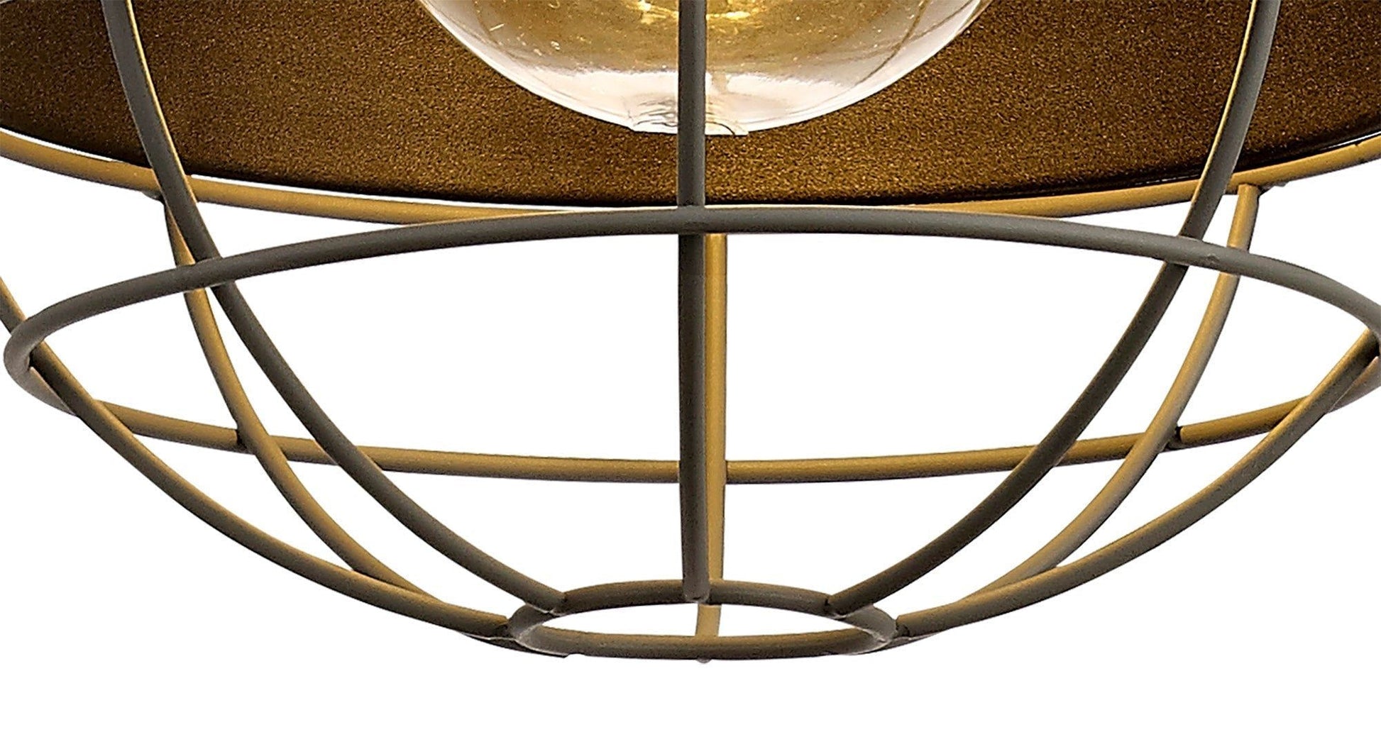 Kiacrenan Pendant, 1 Light E27, IP65, Matt Black/Grey, 2yrs Warranty