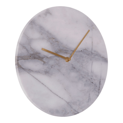Lamonte Grey Marble Wall Clock - Cusack Lighting