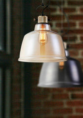 Maytoni Irving Pendant Lamp - Amber/Brass