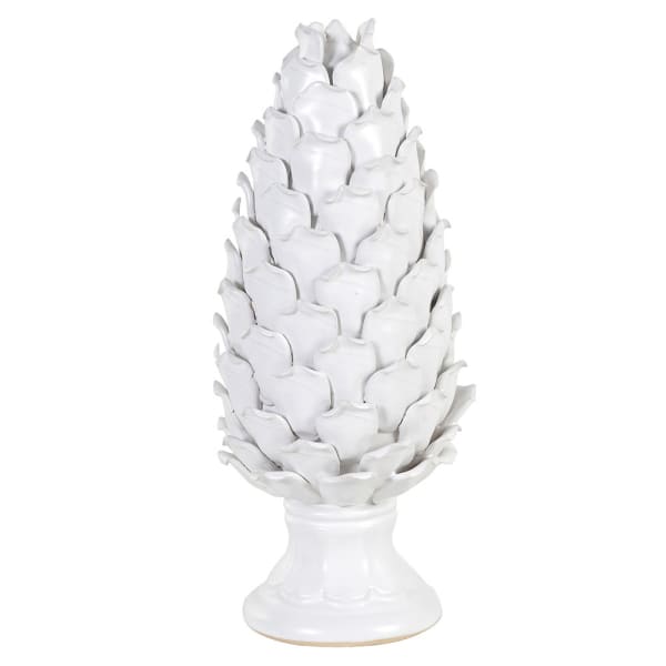 White Pine Cone Ornament