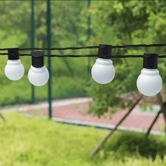 LED String / Festoon Light including LED Golf Ball 10M or 25M