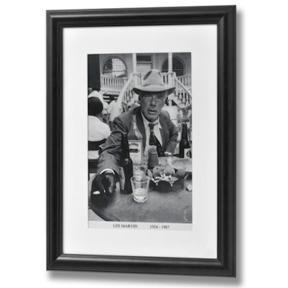 Lee Marvin Framed Print 29X40cm - Wall Art Framed